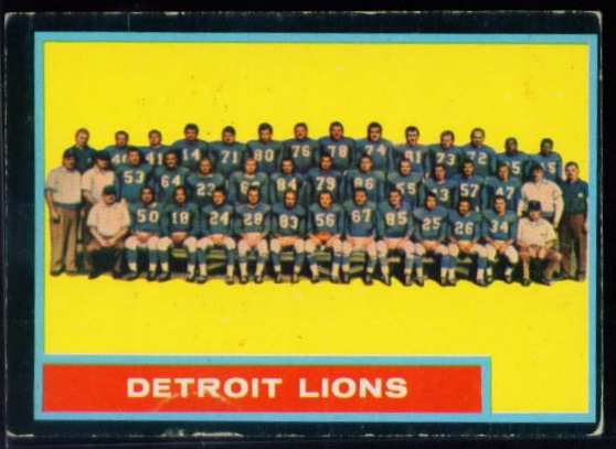 62 Lions Team Card